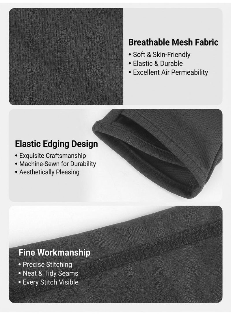 MS MIN Cycling Protective Gear Full Face Mask – Breathable, UV Protection, Lightweight Outdoor Mask for Motorcycle, Skiing & Running - Image 4